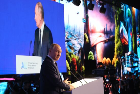 President of Russia Vladimir Putin visited AI Journey Conference