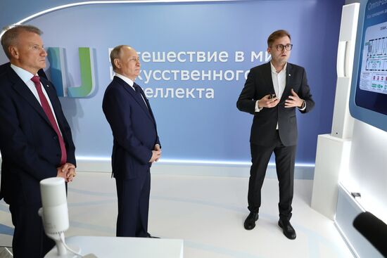 President of Russia Vladimir Putin visited AI Journey Conference