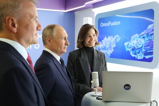 President of Russia Vladimir Putin visited AI Journey Conference