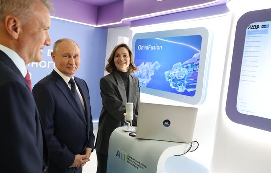 President of Russia Vladimir Putin visited AI Journey Conference