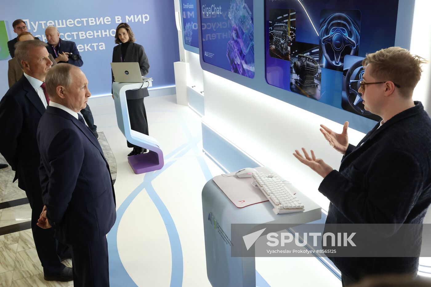 President of Russia Vladimir Putin visited AI Journey Conference