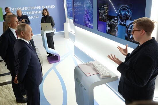 President of Russia Vladimir Putin visited AI Journey Conference