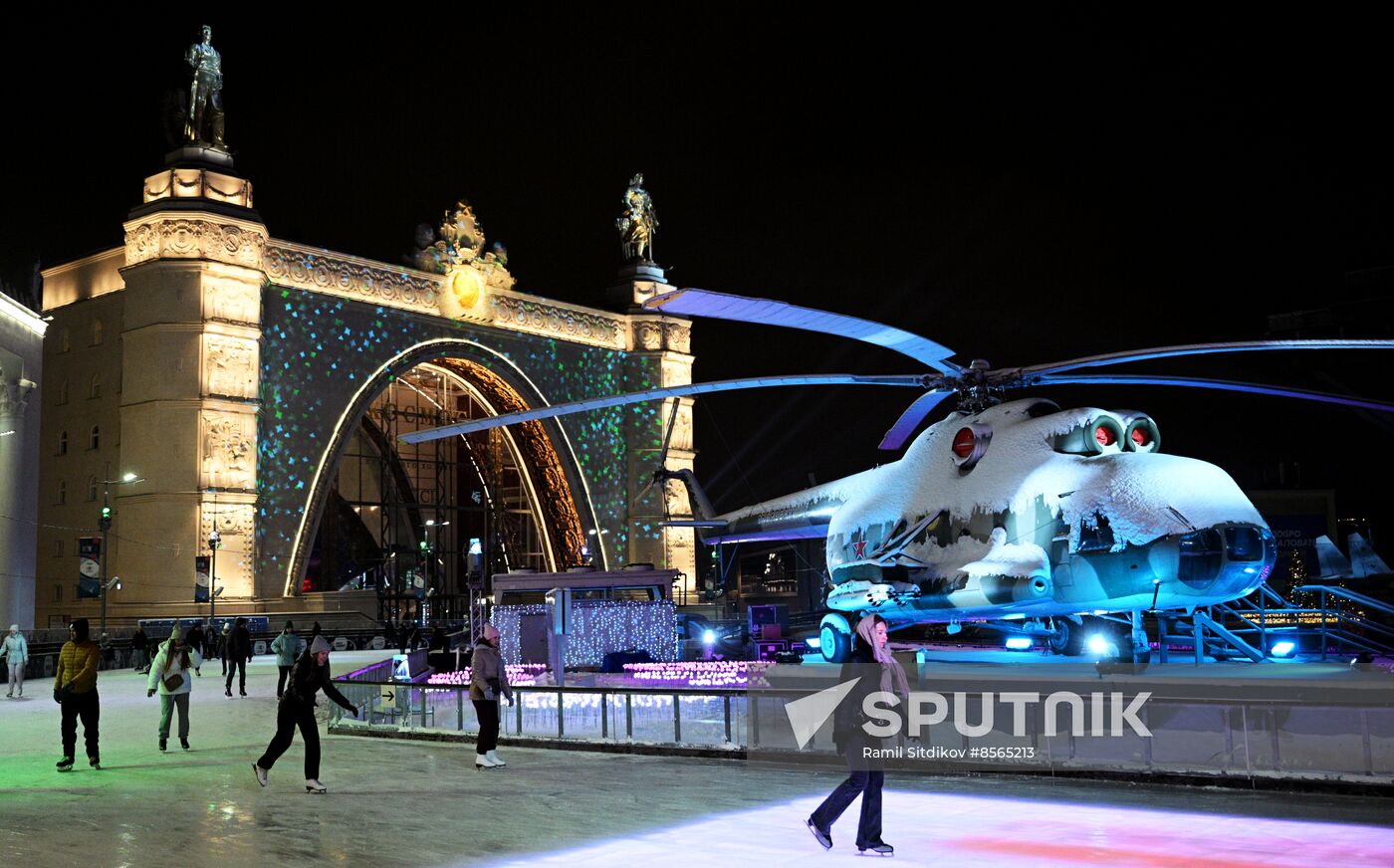 Russia Ice Rink opens at VDNKh