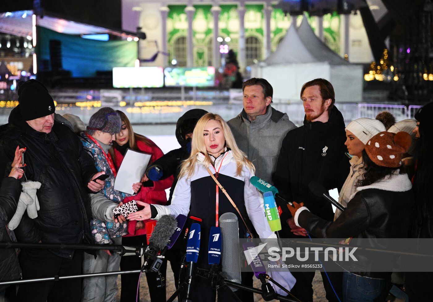 Russia Ice Rink opens at VDNKh