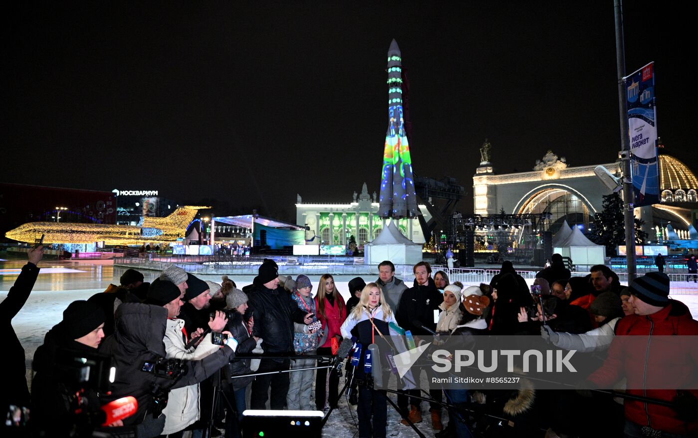 Russia Ice Rink opens at VDNKh