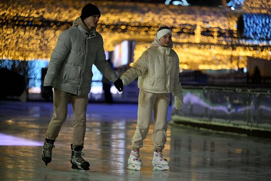 Russia Ice Rink opens at VDNKh