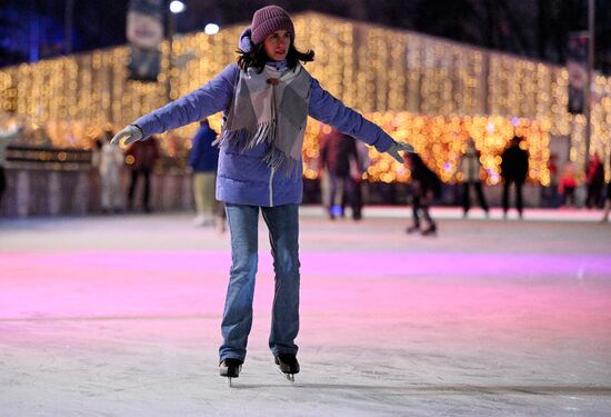Russia Ice Rink opens at VDNKh