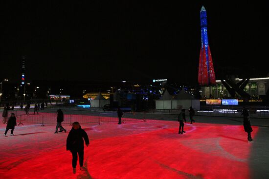 Russia Ice Rink opens at VDNKh