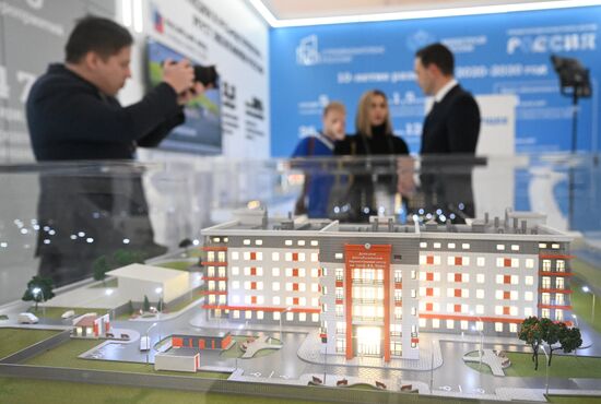 RUSSIA EXPO. Ceremony to open exhibition by Russian Ministry of Construction