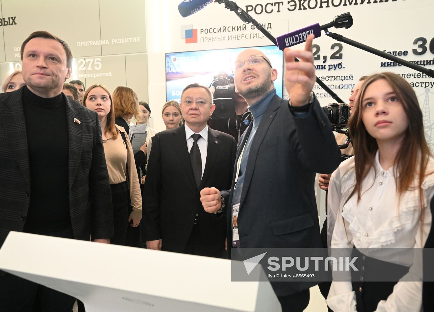 RUSSIA EXPO. Ceremony to open exhibition by Russian Ministry of Construction