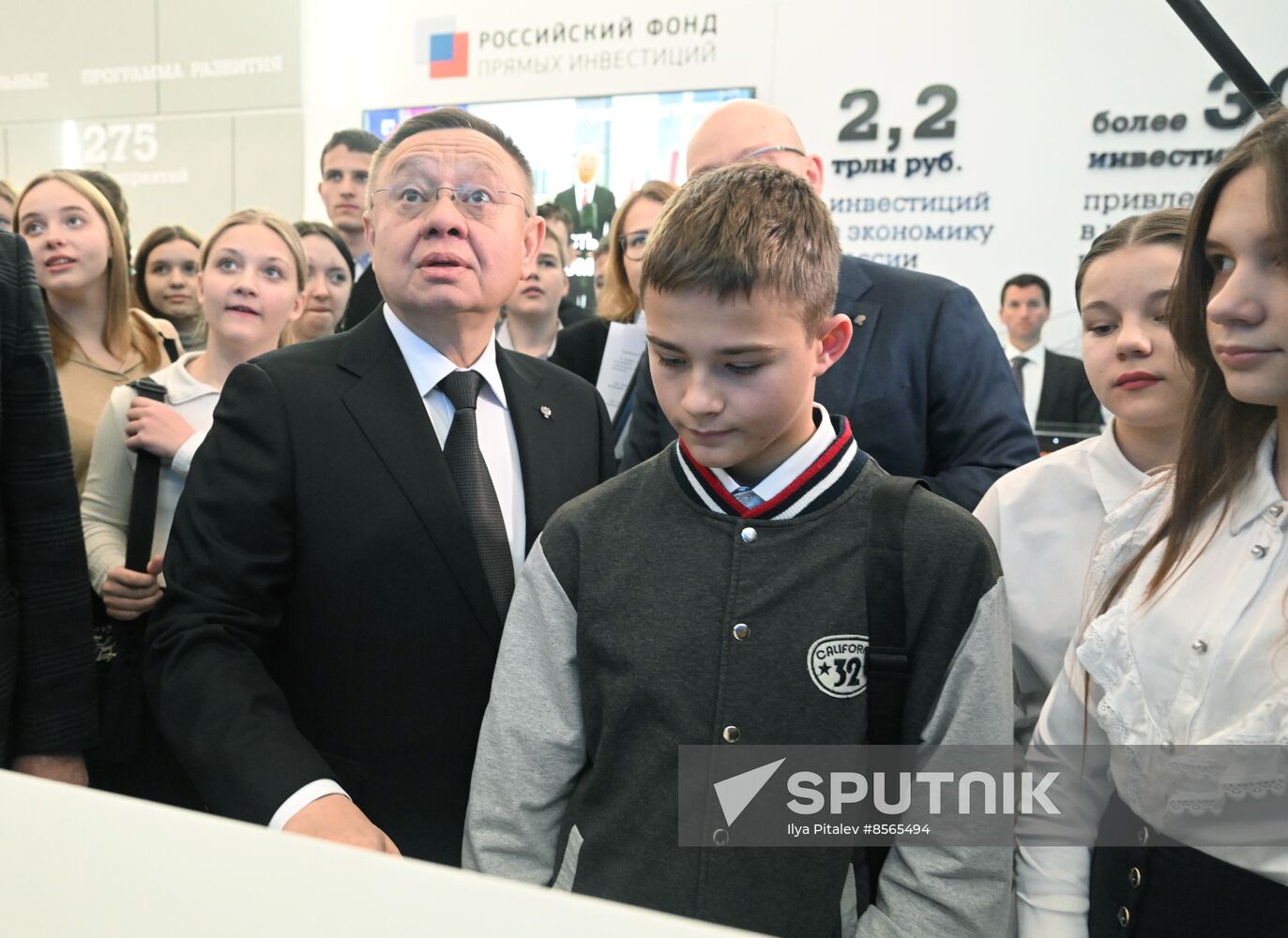 RUSSIA EXPO. Ceremony to open exhibition by Russian Ministry of Construction