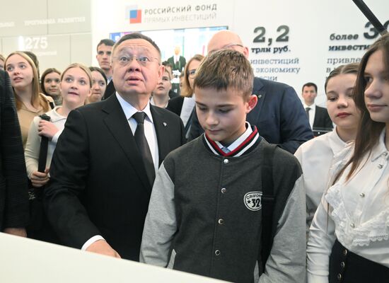 RUSSIA EXPO. Ceremony to open exhibition by Russian Ministry of Construction