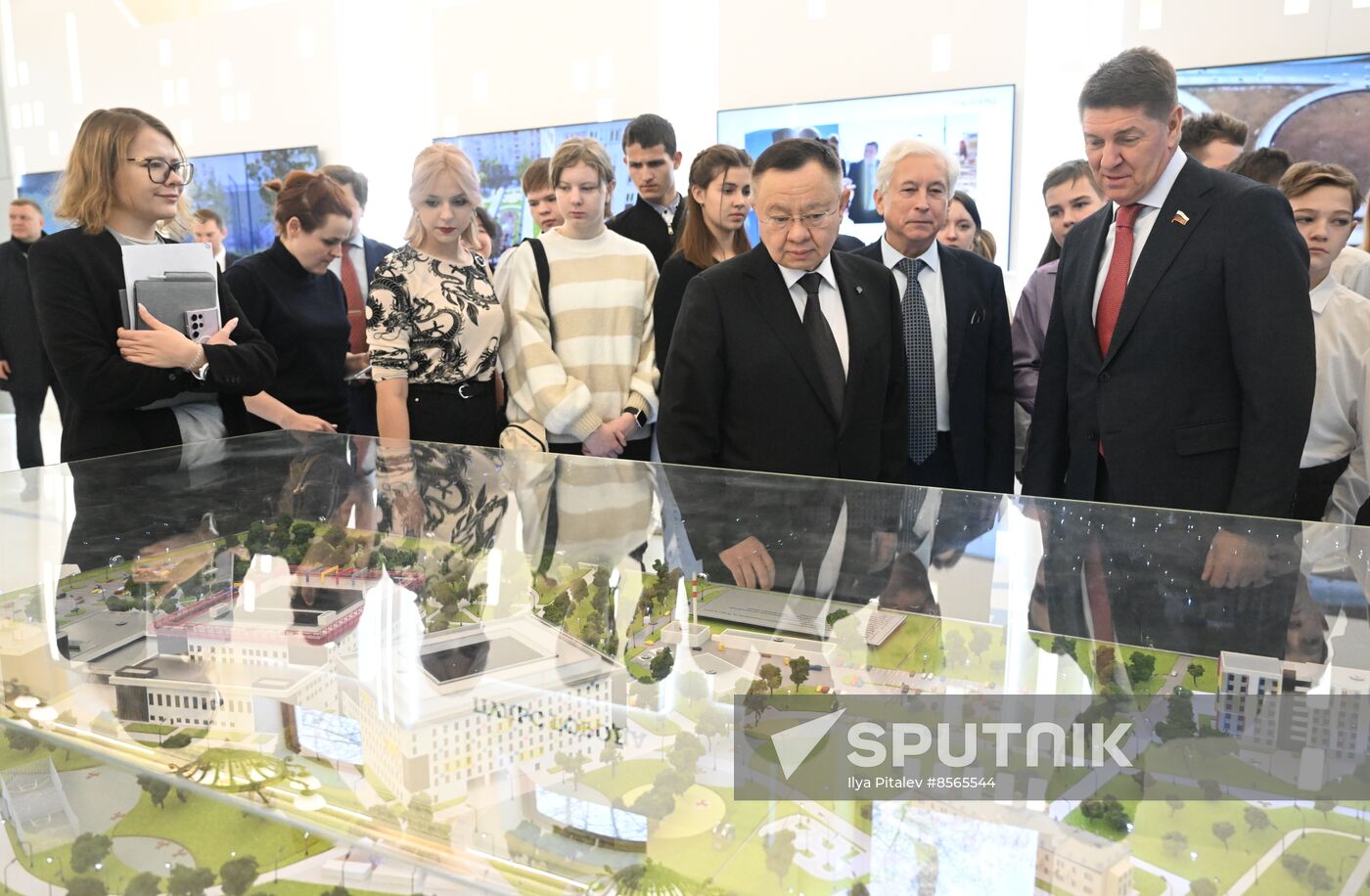 RUSSIA EXPO. Ceremony to open exhibition by Russian Ministry of Construction