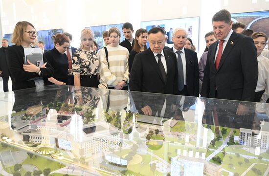 RUSSIA EXPO. Ceremony to open exhibition by Russian Ministry of Construction