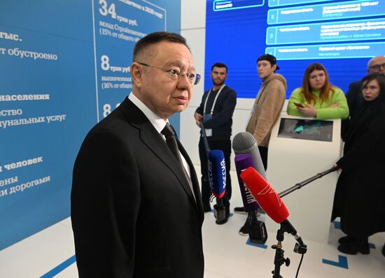 RUSSIA EXPO. Ceremony to open exhibition by Russian Ministry of Construction