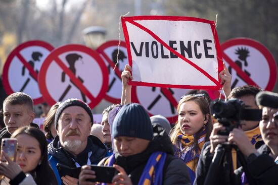 Kazakhstan Anti-Violence March