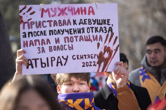 Kazakhstan Anti-Violence March