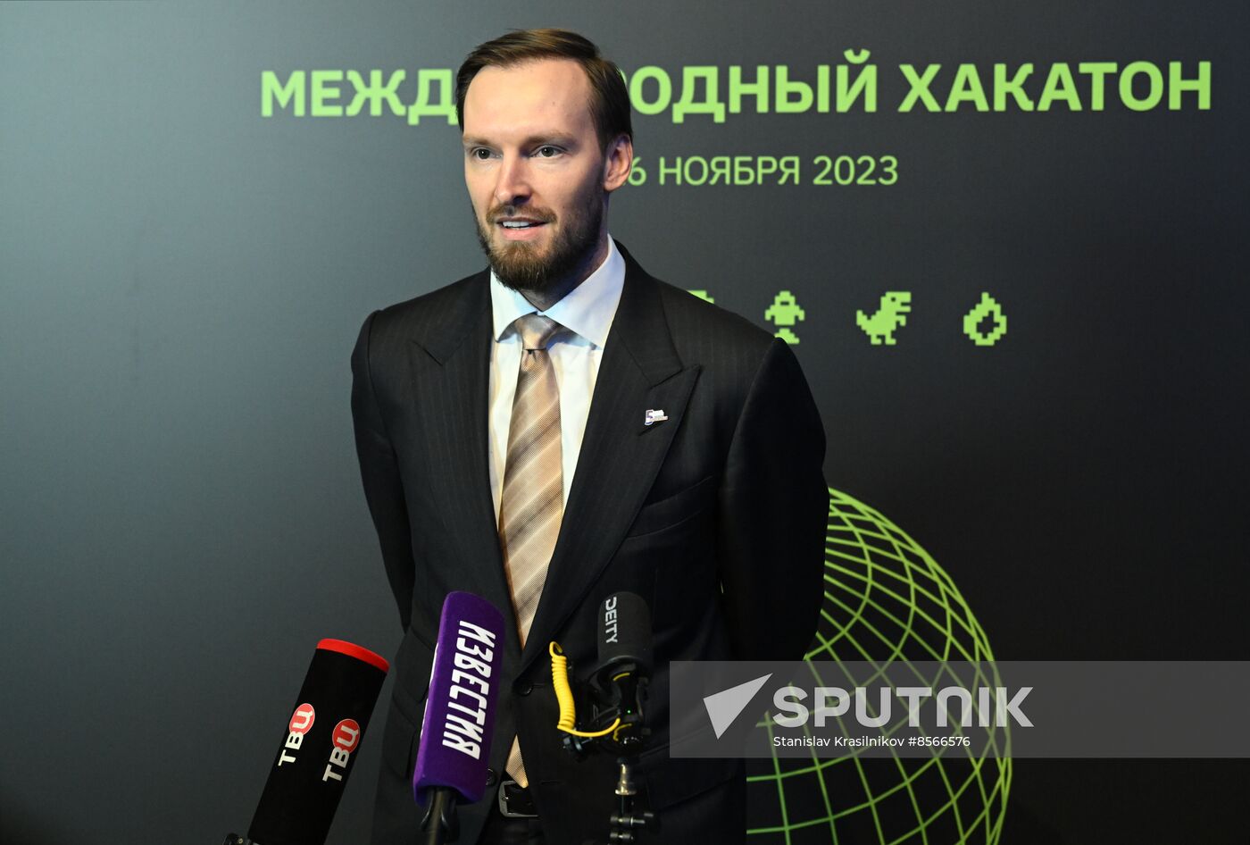 RUSSIA EXPO. Award ceremony for international hackathon project Digital Breakthrough. Season: Artificial Intelligence
