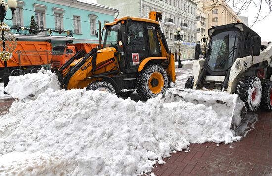 Russia Weather Snowfall