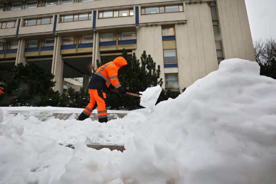 Russia Weather Snowfall