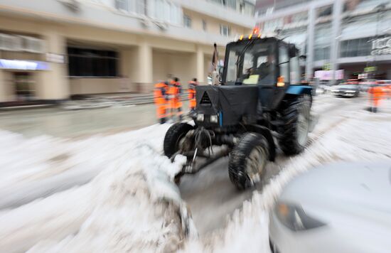 Russia Weather Snowfall