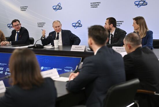 Russia Putin Young Scientists Congress