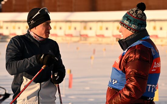 Russia Biathlon Cup Training