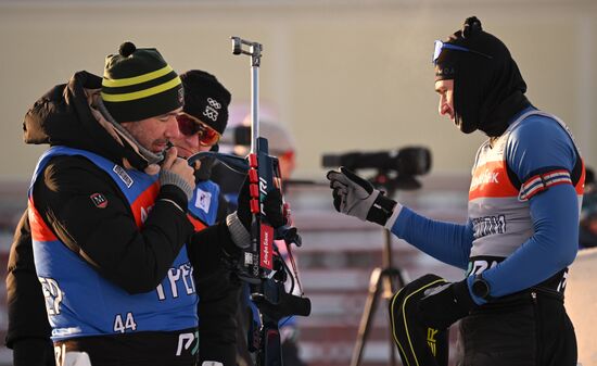 Russia Biathlon Cup Training