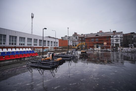 Russia DPR Construction