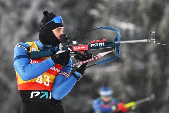 Russia Biathlon Cup Men Sprint