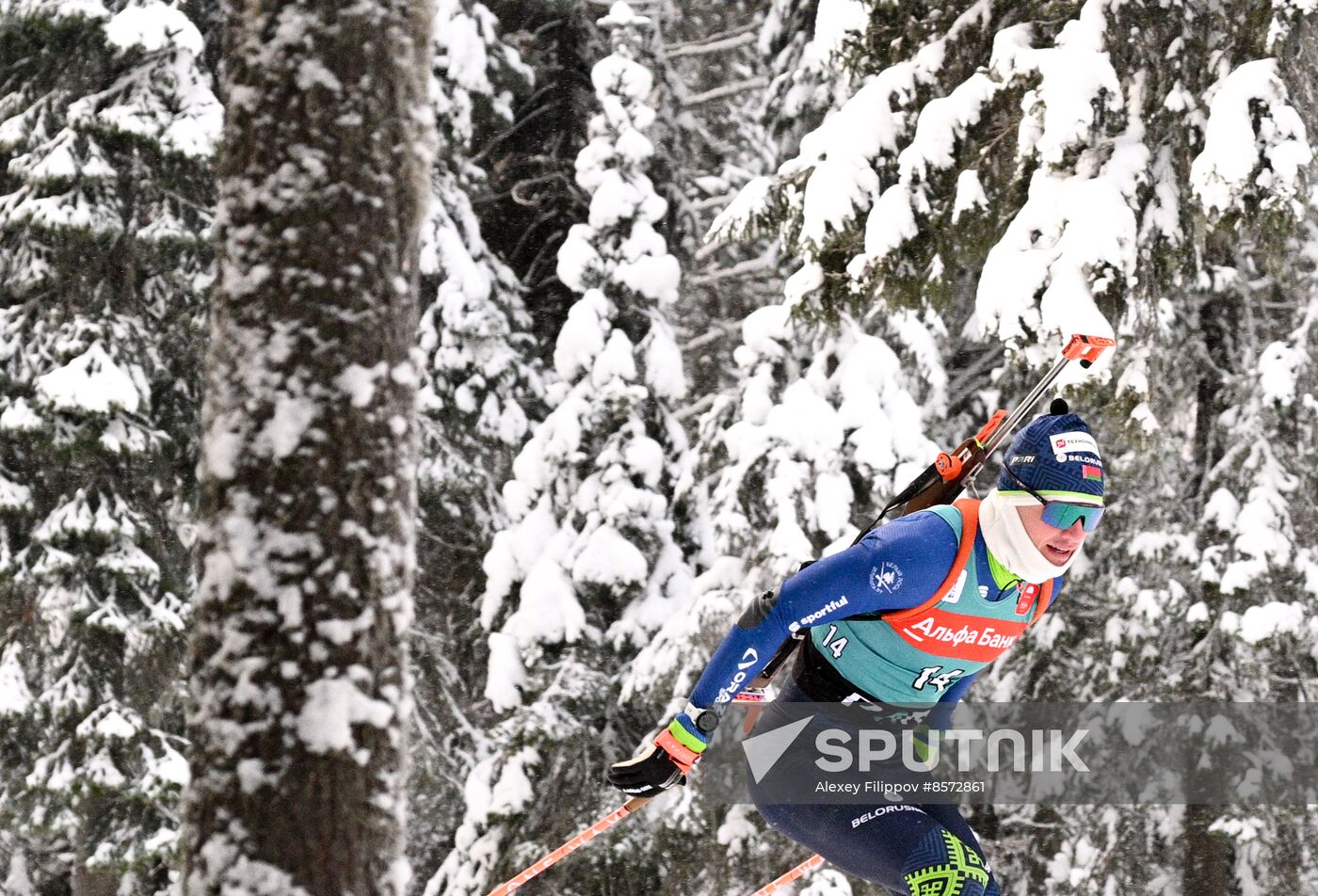 Russia Biathlon Cup Men Sprint