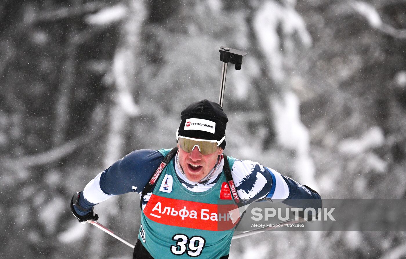 Russia Biathlon Cup Men Sprint