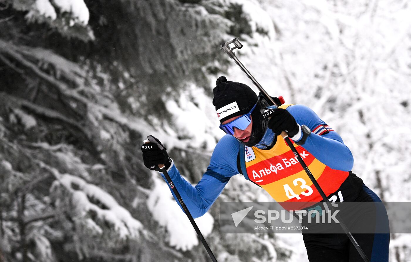 Russia Biathlon Cup Men Sprint