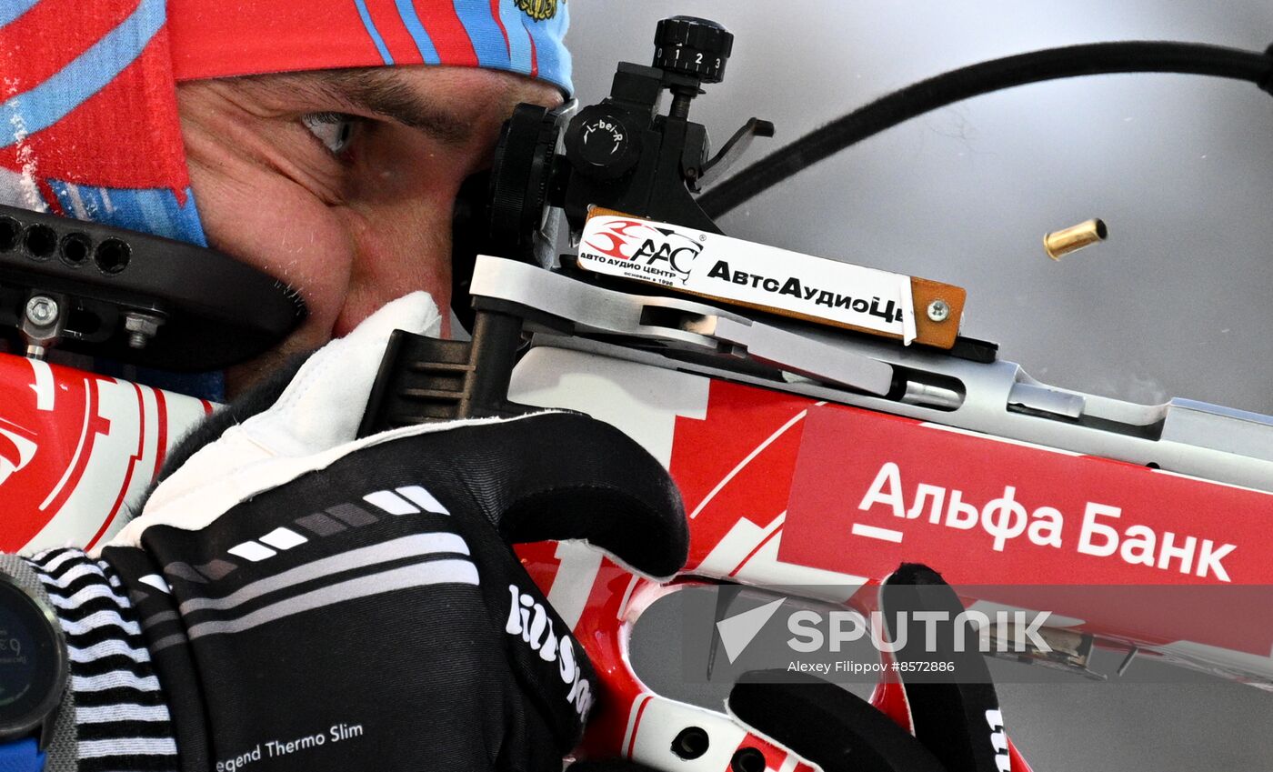 Russia Biathlon Cup Men Sprint