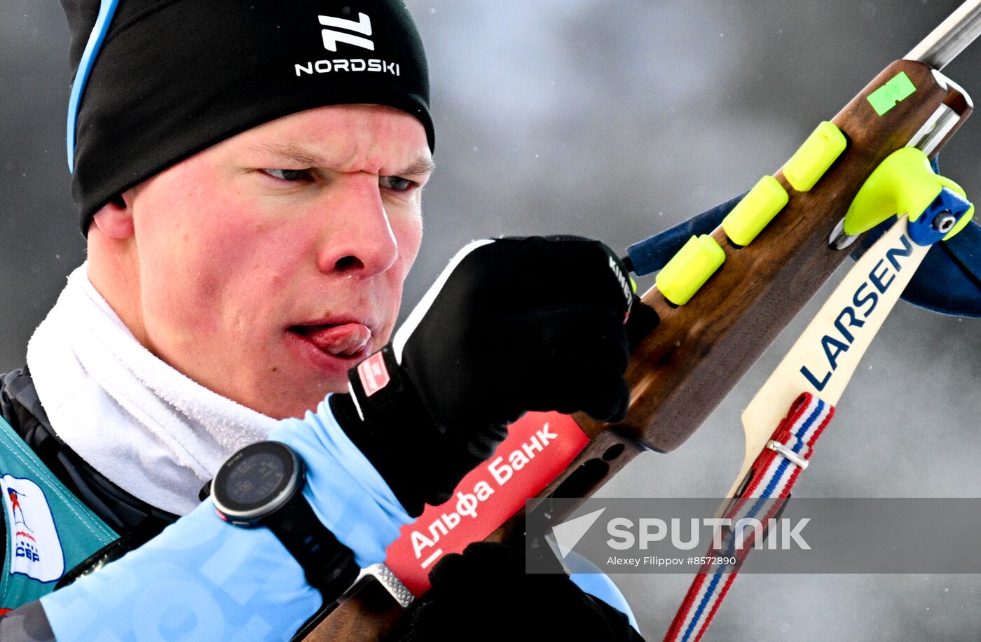 Russia Biathlon Cup Men Sprint