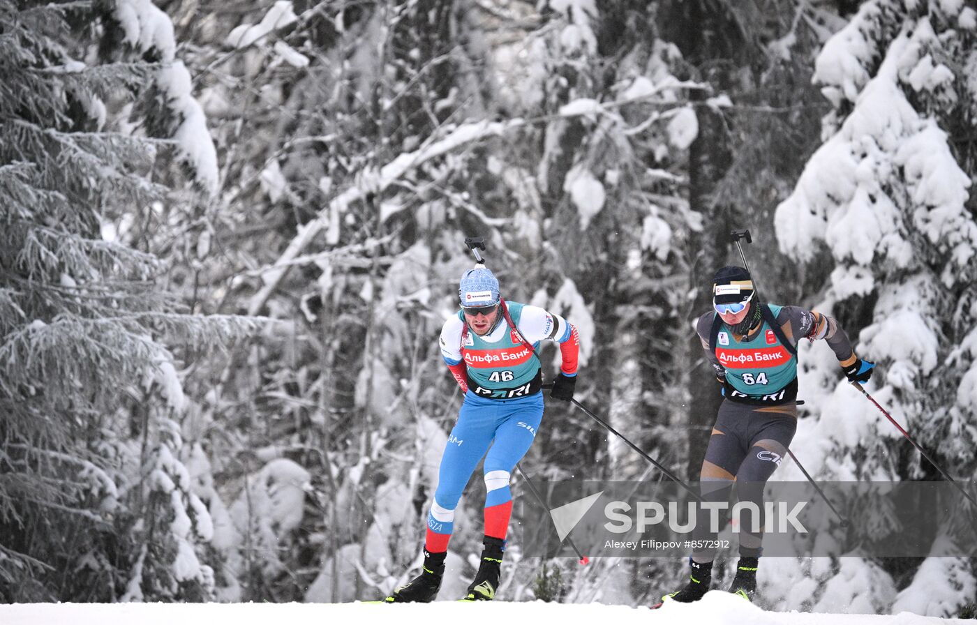 Russia Biathlon Cup Men Sprint