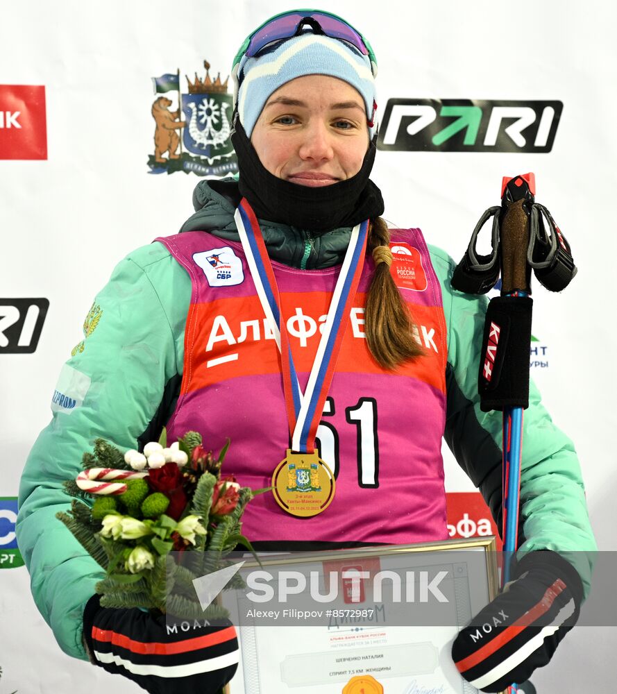 Russia Biathlon Cup Women Sprint