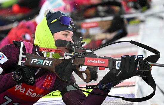 Russia Biathlon Cup Women Sprint