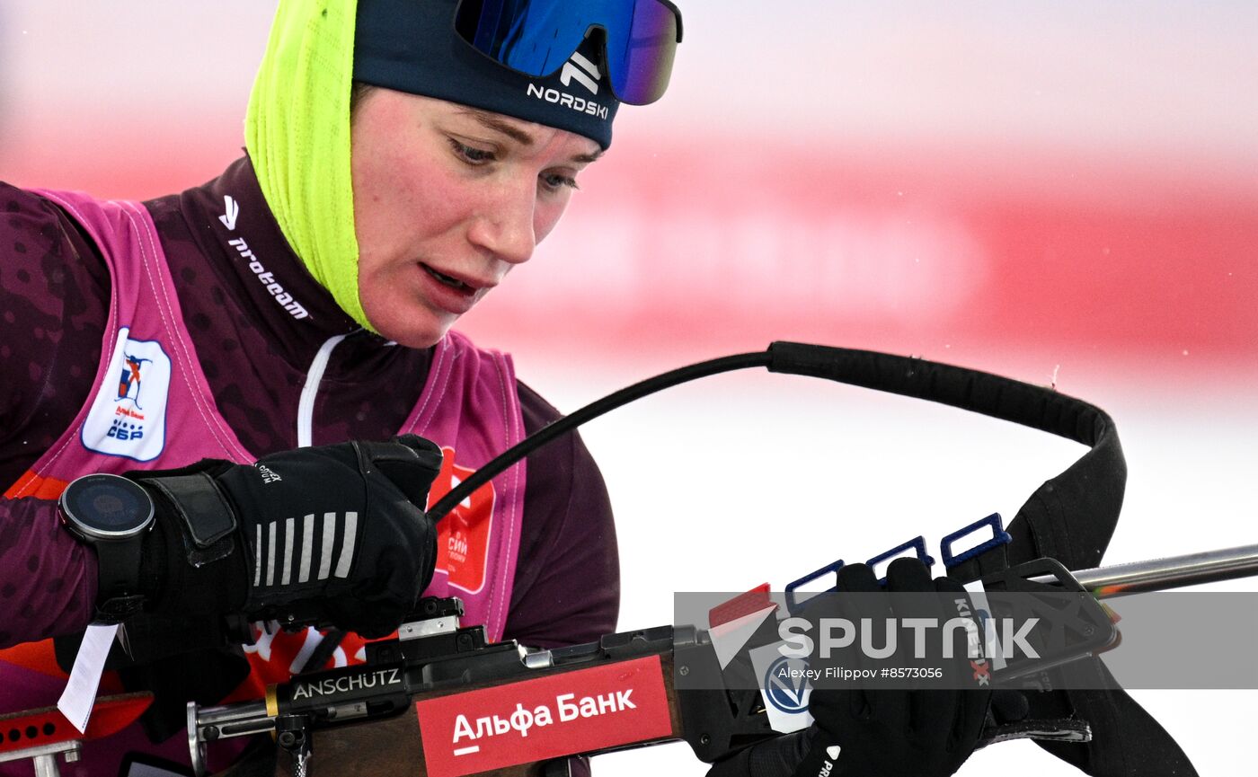 Russia Biathlon Cup Women Sprint