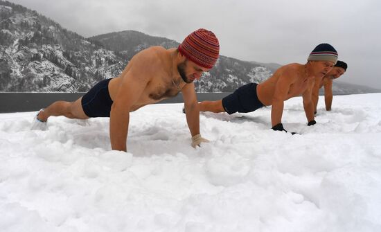 Russia Winter Swimming