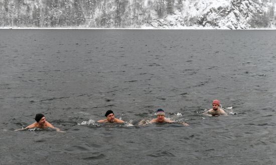 Russia Winter Swimming