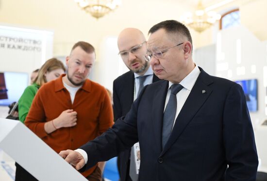 RUSSIA EXPO. Russian deputy prime minisiter Marat Khusnullin to view exhibits of Construction Ministry "Building the Future" and Transport Ministry's "Russia in Motion"