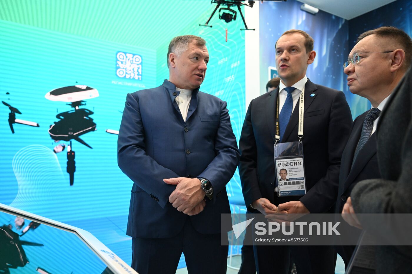 RUSSIA EXPO. Russian deputy prime minisiter Marat Khusnullin to view exhibits of Construction Ministry "Building the Future" and Transport Ministry's "Russia in Motion"