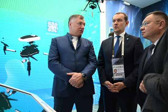 RUSSIA EXPO. Russian deputy prime minisiter Marat Khusnullin to view exhibits of Construction Ministry "Building the Future" and Transport Ministry's "Russia in Motion"