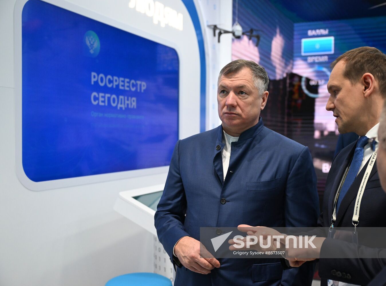 RUSSIA EXPO. Russian deputy prime minisiter Marat Khusnullin to view exhibits of Construction Ministry "Building the Future" and Transport Ministry's "Russia in Motion"