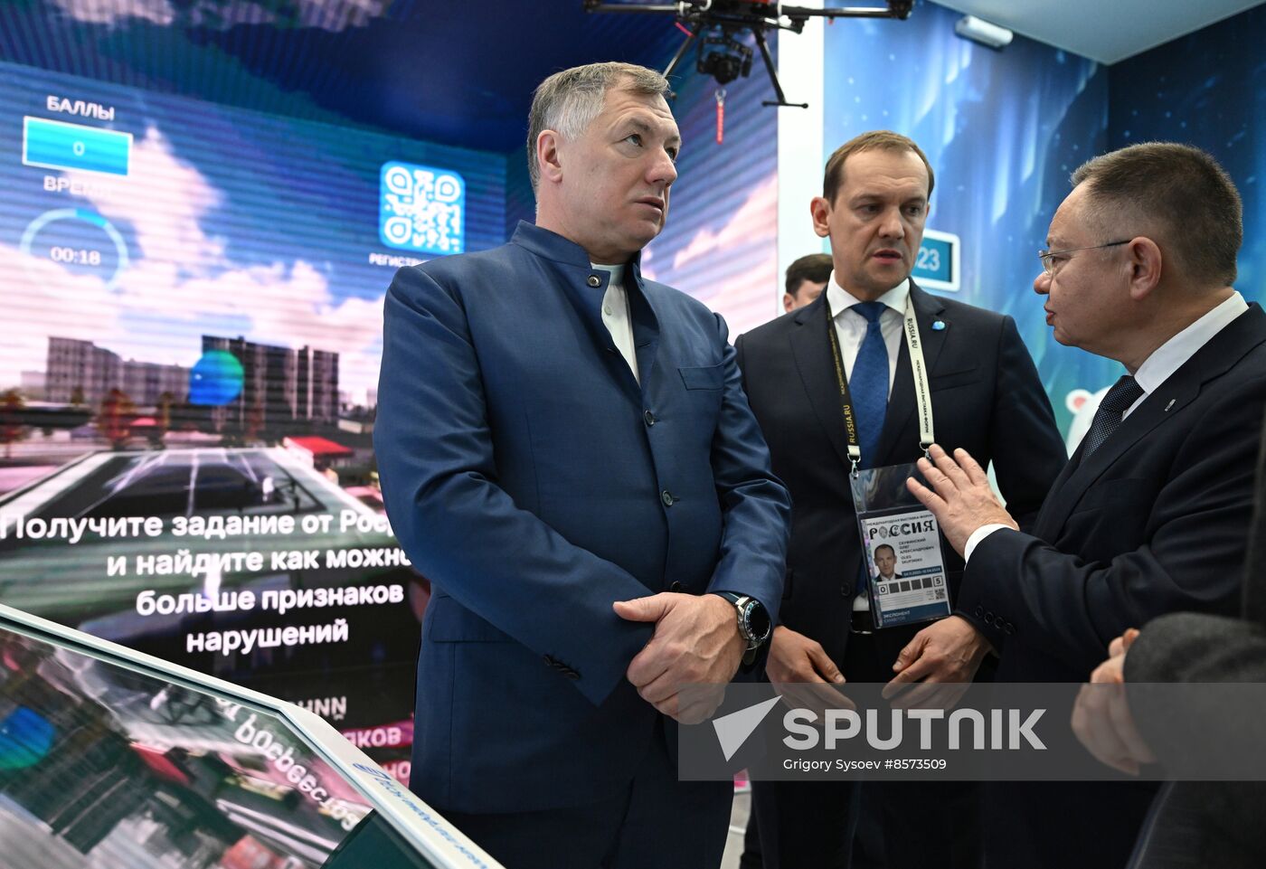 RUSSIA EXPO. Russian deputy prime minisiter Marat Khusnullin to view exhibits of Construction Ministry "Building the Future" and Transport Ministry's "Russia in Motion"