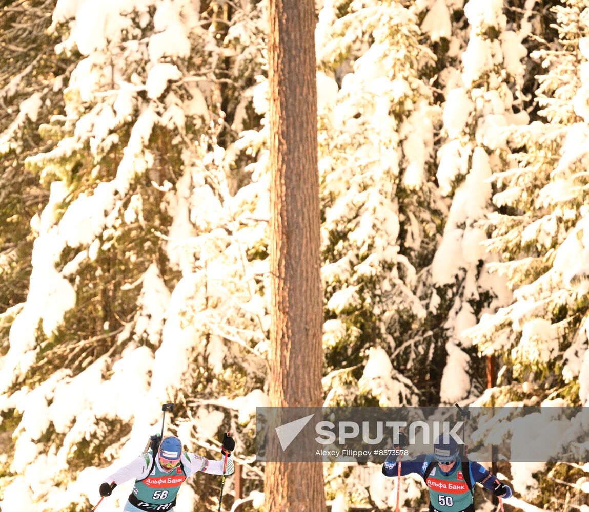 Russia Biathlon Cup Men Pursuit