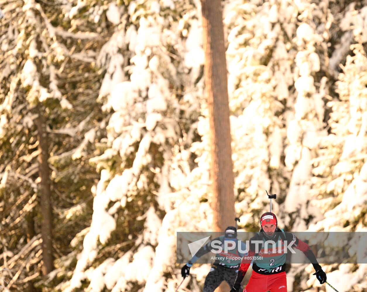 Russia Biathlon Cup Men Pursuit