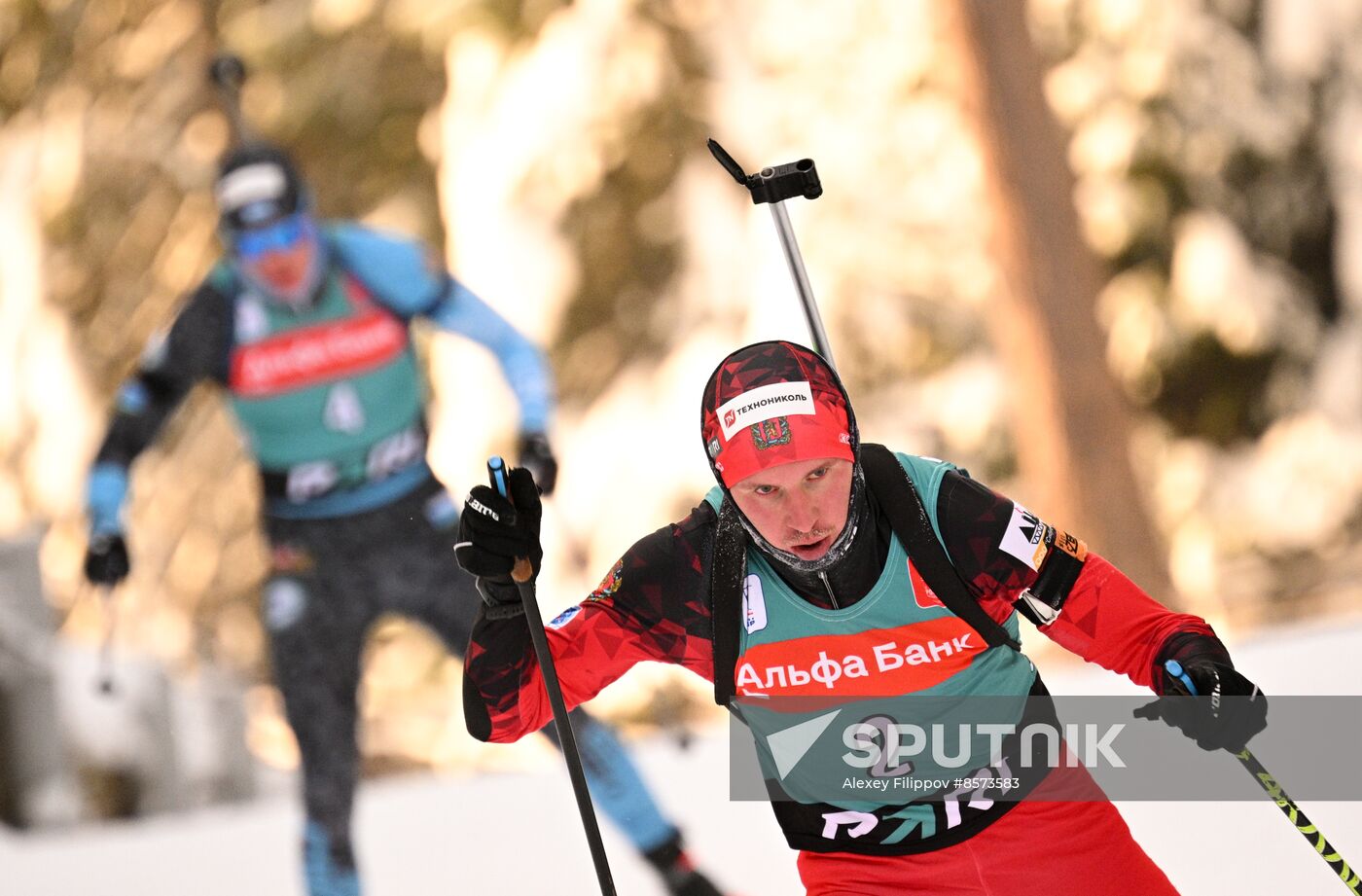 Russia Biathlon Cup Men Pursuit