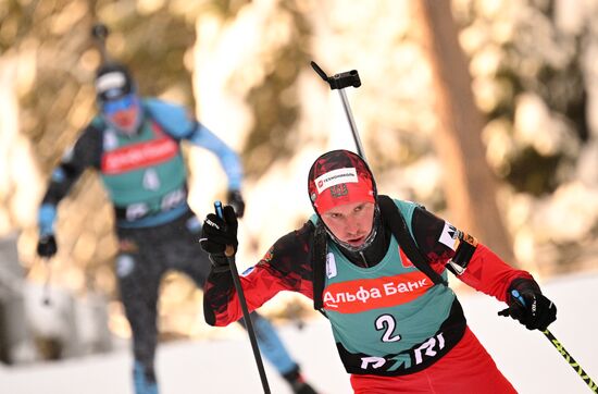 Russia Biathlon Cup Men Pursuit